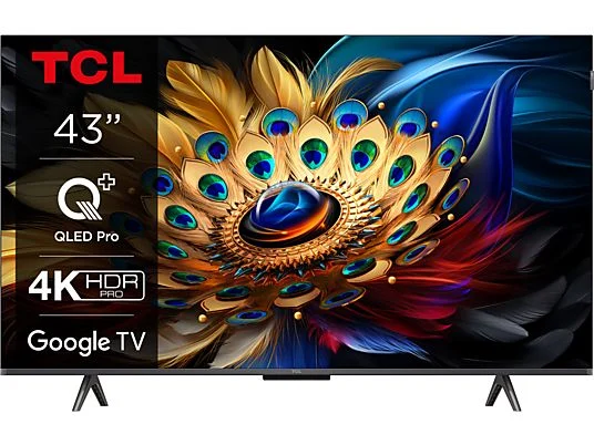 SMART QLED 43P UHD GOOGLE TV 43C655