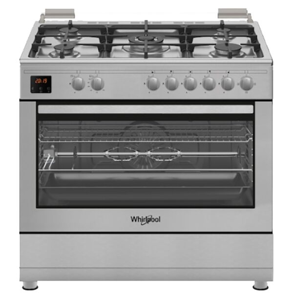 wm9gc6dcxjm-_2_ Cuisiniere WHIRLPOOL WM9GC6DCX/JM 5 FEUX 90CM